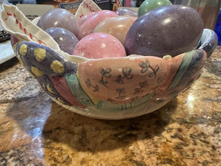 #62 VV Vintage Marble Alabaster Italy Easter Egg MTS|61330