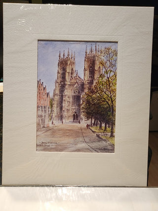 Mounted Print York Minster RSV|64627