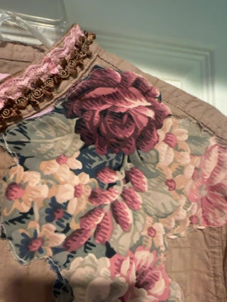 Boho duster patch work flooral