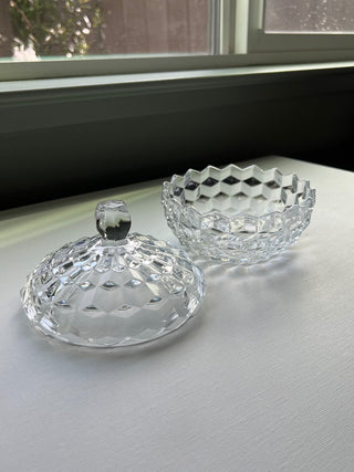 Glass candy dish with lid RSV|54210