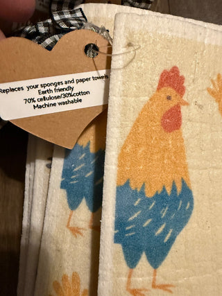 Swedish dishcloth varies chickens  RCD|146100