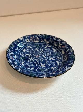 Small Asian blue plate|54271