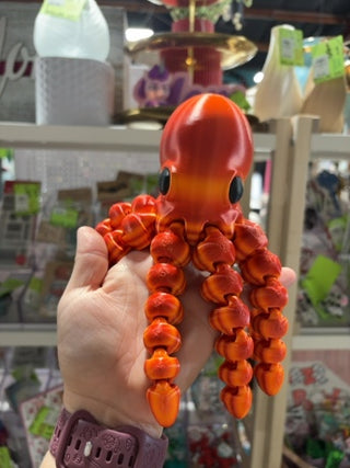 Giant Wiggly Octopus MC Orange