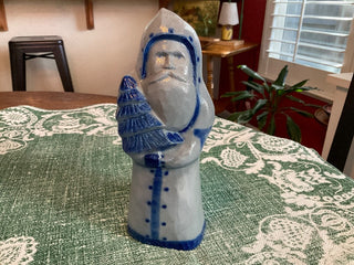 Salt Glazed Santa Vintage Eldreth Pottery MTS|136790