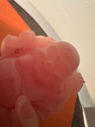 Pink Resin Laughing Buddha MTS|91292