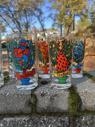 12F GCC JP Vintage Glassware by Brockway 12 Days of Christmas Glassware MTS|134182