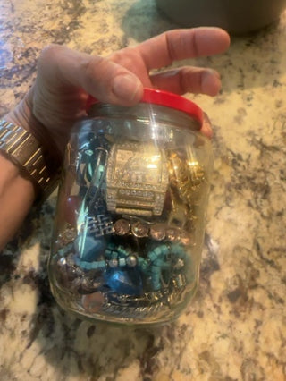 Jar jewelry mix