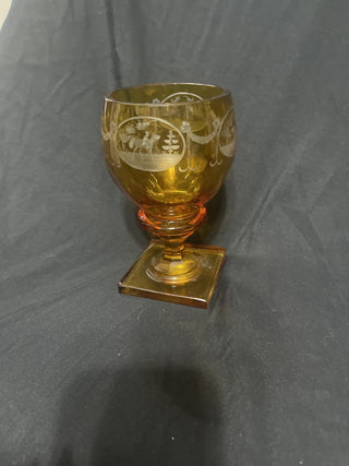 Amber glass clear etching rsv