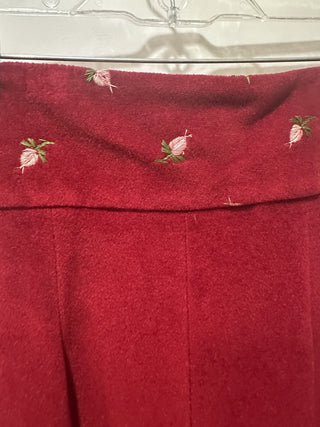 Vintage 1870's Sears Bazzar High Waisted Velvet Skirt #63 VV MTS|136913