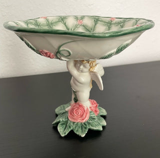 Fitz & Floyd Omnibus Compote Cherubs Rare 5 1/2 X 6 1/2 #63 VV MTS