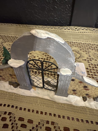 Vintage Merry Christmas Village Entry Gate - RCD|130052