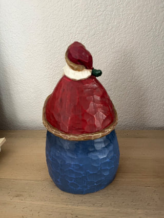 JIM SHORE HEARTWOOD CREEK SANTA WITH BELL EXCELLENT CONDITION 9" TALL (KJS) RCD|126467