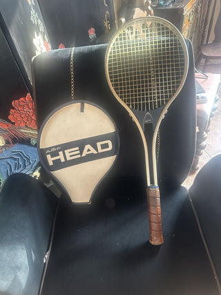 Vintage 1970's AMF Head Master Aluminum Tennis Racket Racquet & Cover 4 1/2 L (In store pickup)#47 VV MTS