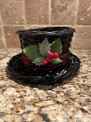 Snowman Hat Basket    MTS|125053