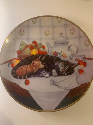 Collector plate Cat Nsp Franklin Mint MTS