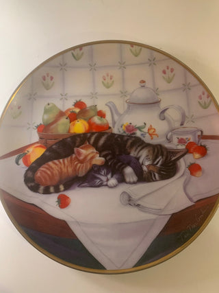Collector plate Cat Nsp Franklin Mint MTS