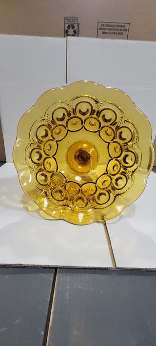 Amber Thumb Print Bowl Rcd|82748