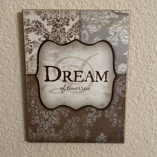 Dream of Tomorrow wall plaque RSV