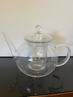 #2041 Clear Glass Teapot  RSV