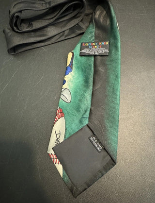 1996 Taz Baseball Tie Looney Tunes Mania 100% Poly Men's Accessories #47 VV MTS|100655