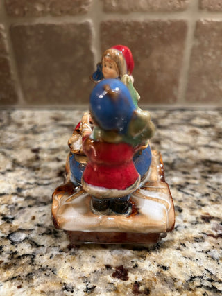 Christmas Train Car with Children and Toys Figurine  MTS|124784