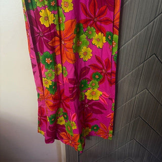 Pomare Tahiti Honololulu Vtg Floral Dress MTS