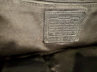 COACH HAMPTON PURSE BLACK|110495