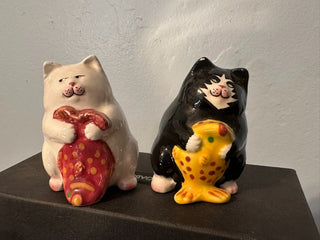 Salt & Pepper Cats with Fish set MTS|64791