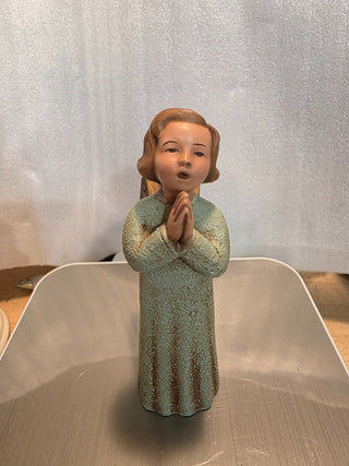MTS Vintage/ Antique Praying Angel in Sage Dress|127249