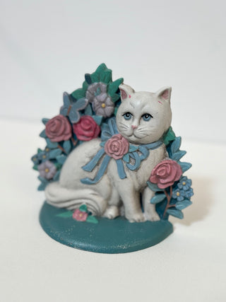 1990 cat iron doorstop|58688