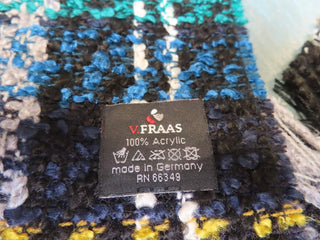 Blue black green scarf MTS|126308