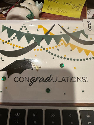 Graduation Card - "Con-grad-ulations" GF30 RCD