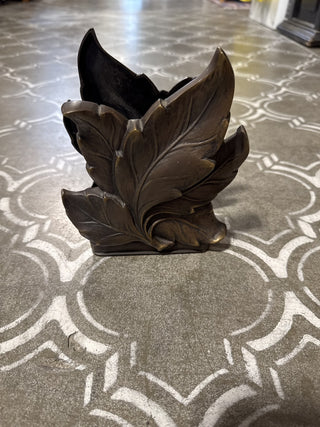 AJ - Brass Leaf Bookends Set of 2 MTS|62320