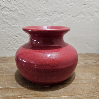 50% OFF - Studio Pottery - Handmade Red Glazed Ceramic Pottery