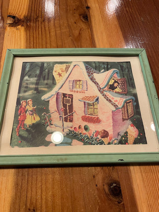 VNTG Framed "Hansel and Gretel" Utz Print~MTS|90346