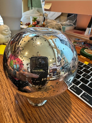 Mercury Glass Bud Vase - 5" RCD|98003