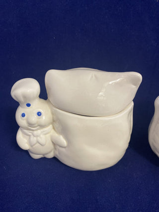 1988 Pillsbury Creamer & sugar 3 piece set rcd|75374