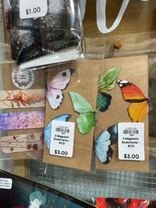 3 Magnetic Bookmarks - RCD