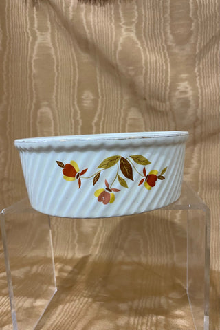 Hall's Vintage Autumn Leaf 6" Souffle Baking Bowl RSV|104446