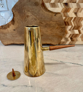 VTG BRASS ITALIAN COFFEE POT|113146