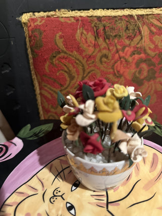 Vintage post of Roses  and calla lilies  #62 VV MTS|69085