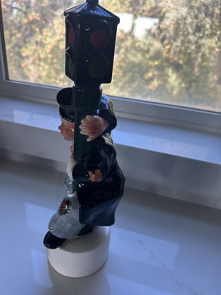 Ceramic Drunk Man / Traffic Light " How Dry I am" Empty , Musical Decanter-RSV|122203