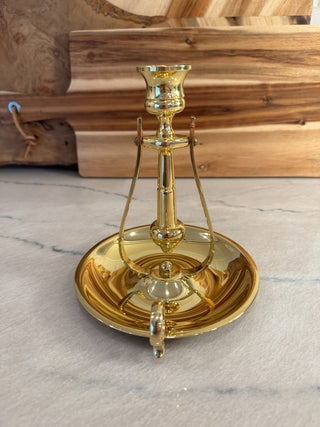 Baldwin Nautical taper swivel candlestick Brass|107146