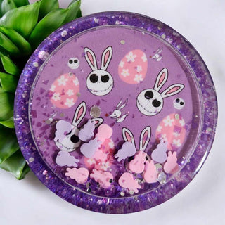 Interchangeable Badge Reel Charm: Jack The Bunny Shaker. Our Interchangeable Badge Reel Charms are made to be used with our Interchangeable Badge Reels.|63039