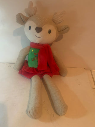 Reindeer stuffed doll My First Christmas MTS|137465