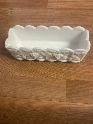 Westmorland milk glass window box planter rcd|106217