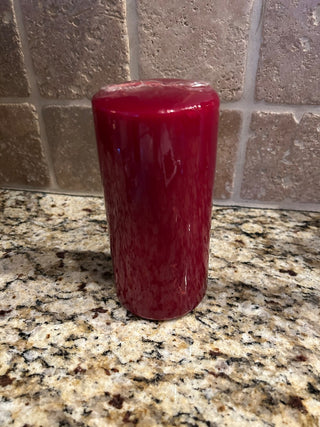 Red Pillar Candle   MTS|125045