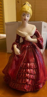 Vintage Victorian Lady Porcelain Figurine