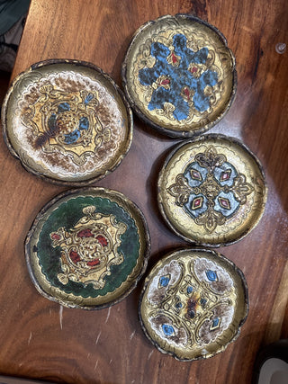 Vintage Italian Coaster/Trinket Set (6pc)-MTS