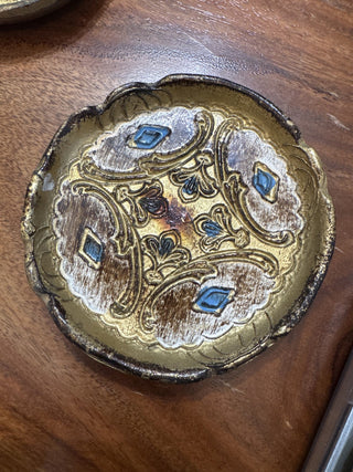 Vintage Italian Coaster/Trinket Set (6pc)-MTS
